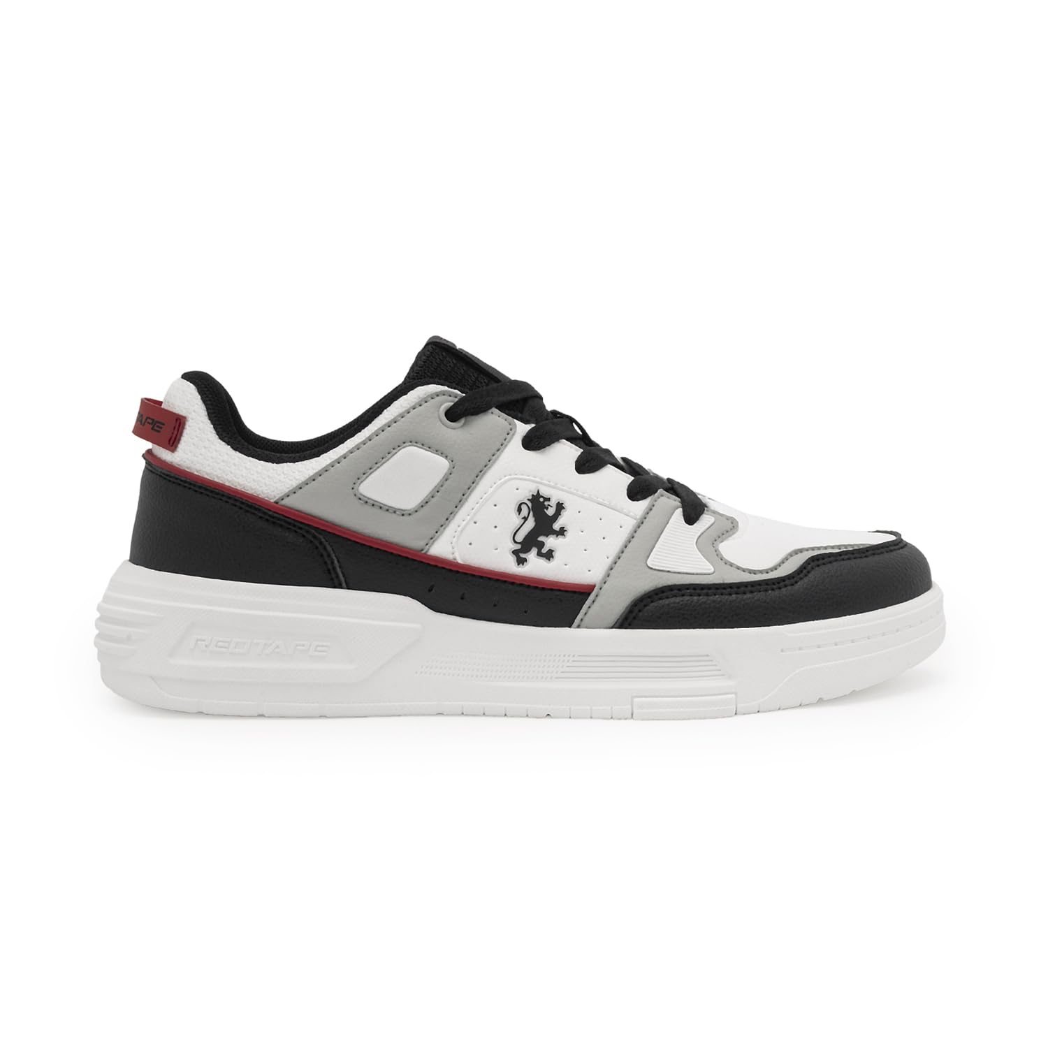 Red Tape Men's Retro Fashion Sneakers, Lightweight Chunky Platform Low Top Casual Lace-Up Shoes with Cushioned Insole, Non-Slip Sole, Ideal for Office, Travel, Outdoor & Daily Wear - Image 3
