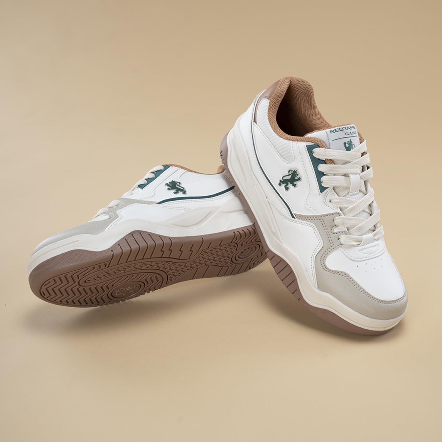 Red Tape Women’s Stylish Chunky Platform Casual Fashion Sneakers, Comfortable Low-Top Lace-Up Shoes with Cushioned Insole, Non-Slip Outsole, Ideal for Summer Dresses, Work & Daily Wear - Image 6